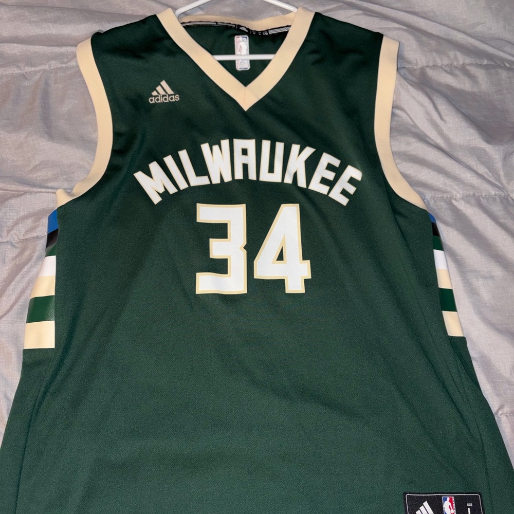 Authentic Milwaukee Bucks Giannis Antetokounmpo Basketball Jersey